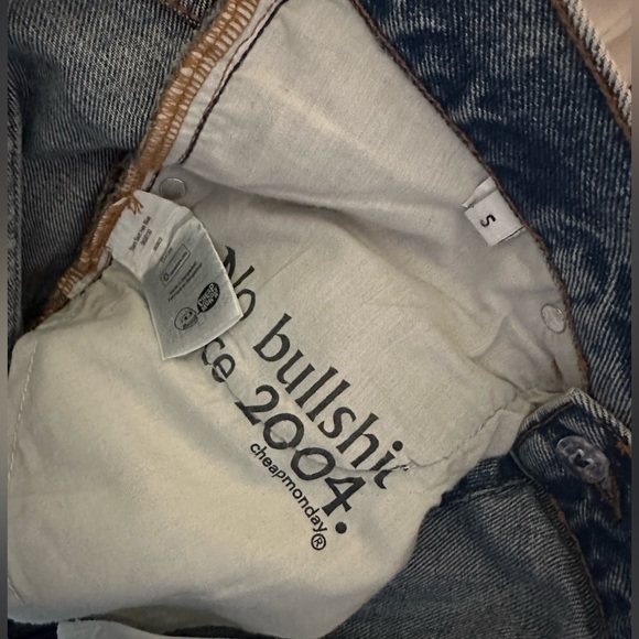 Cheap Monday • Denim Mini Skirt - Picture 2 of 9